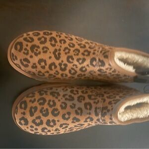 Leopard Print Ankle Booties
